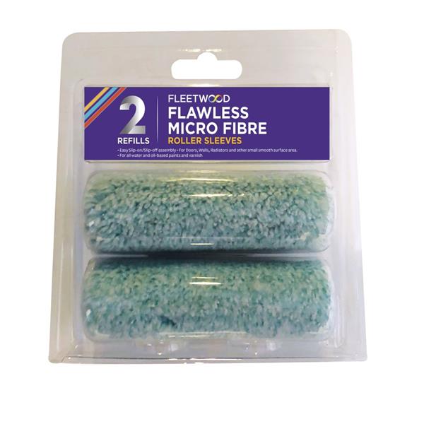 FLEETWOOD 4" MICROFIBRE 2 PACK ROLLER | MS4MI2