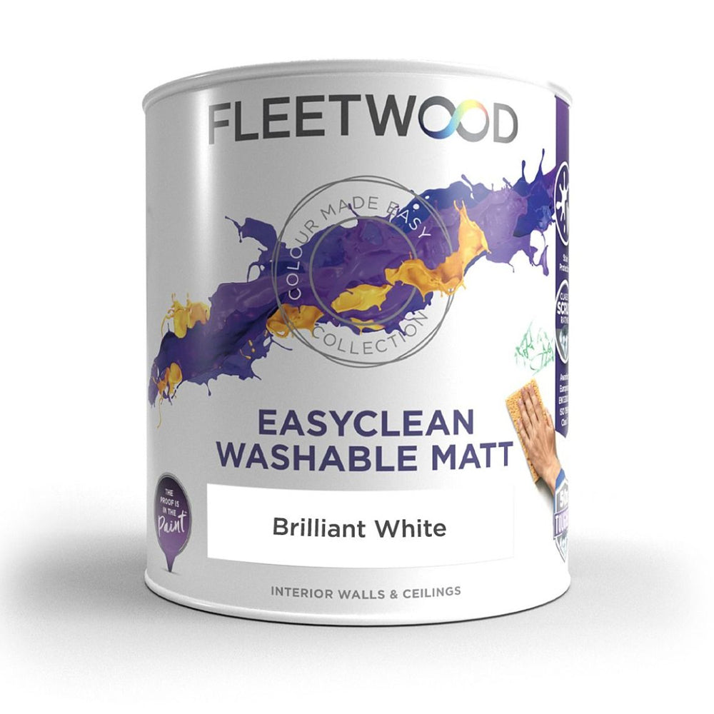 Fleetwood Pro-Clean Scrubbable Matt 5 Litre - White | TRMP50BW