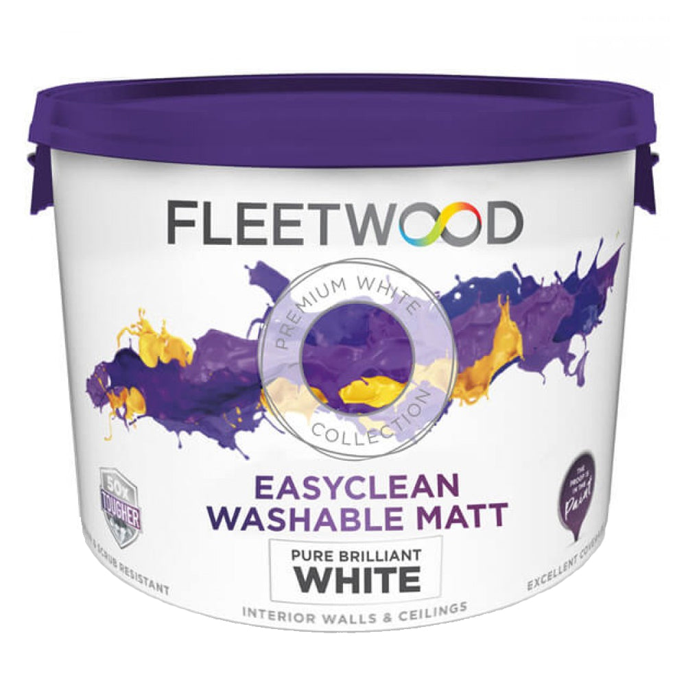 Fleetwood Pro-Clean Scrubbable Matt 10 Litre - White | TRMP10BW