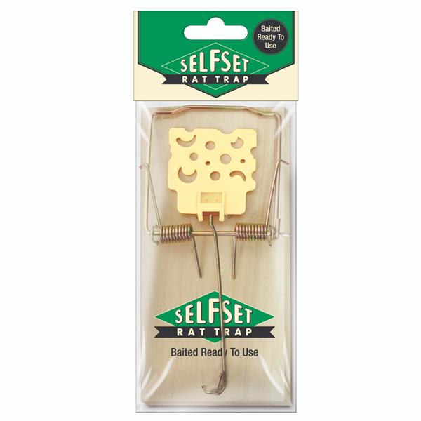 Big Cheese Self Set Wooden Rat Trap |  STV163