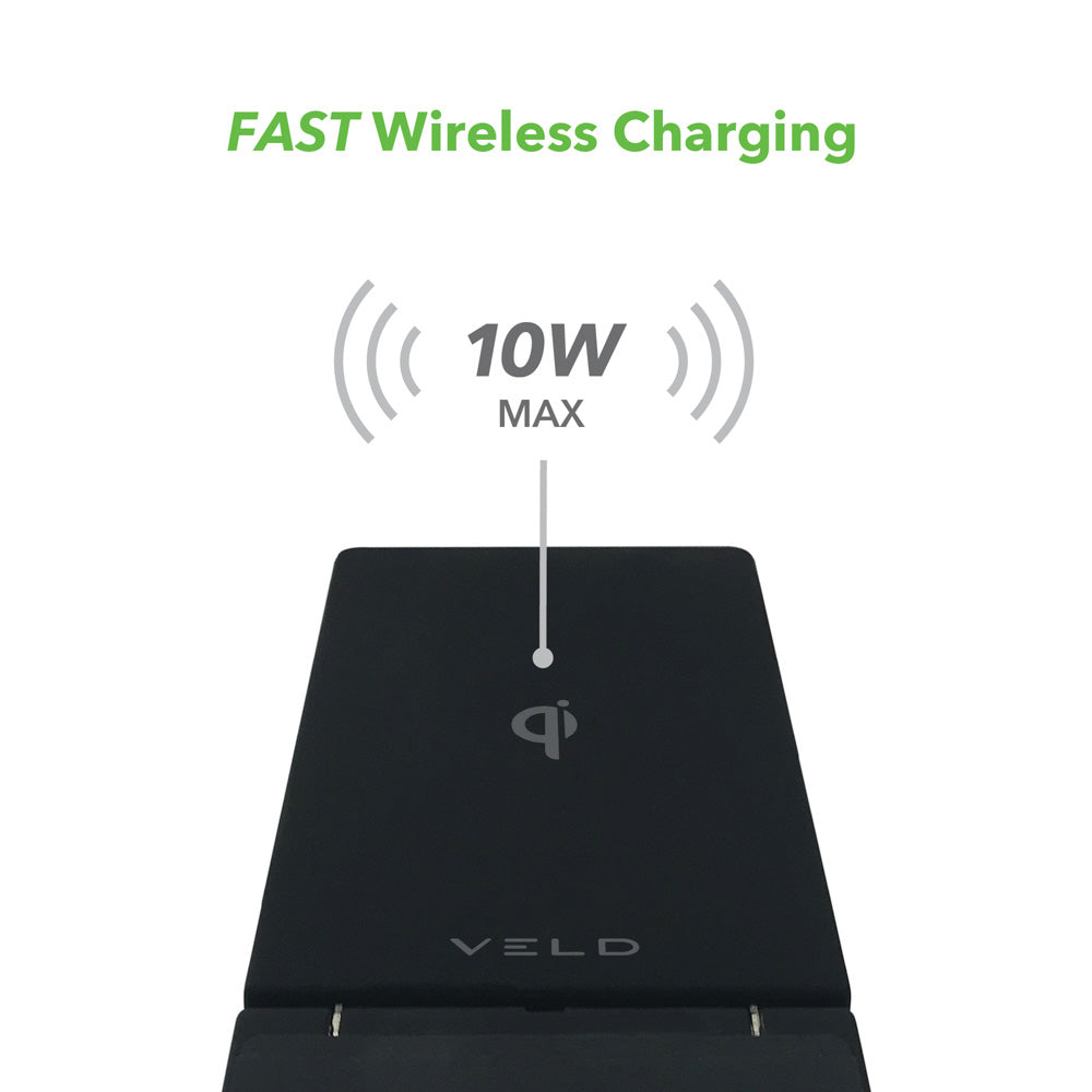 Veld Fast 10w Wireless Phone Charger Stand | VW10XB