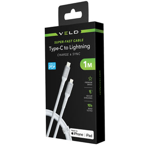 Veld Super Fast Phone Charging Cable Type-C to Lightning | VCL1