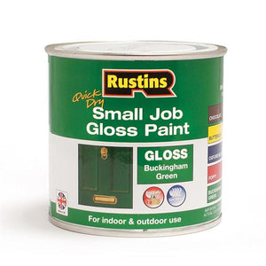 Rustins 250ml Quick Dry Small Job Gloss Paint - Buckingham Green | R690261