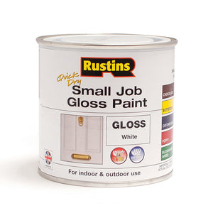 Rustins 250ml Quick Dry Small Job Gloss Paint - White | R690274