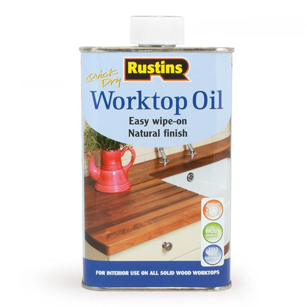 Rustins Worktop Oil Natural Finish - 1 Litre | R200008
