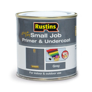 Rustins 250ml Quick Dry Small Job Primer Undercoat - Grey | R690249