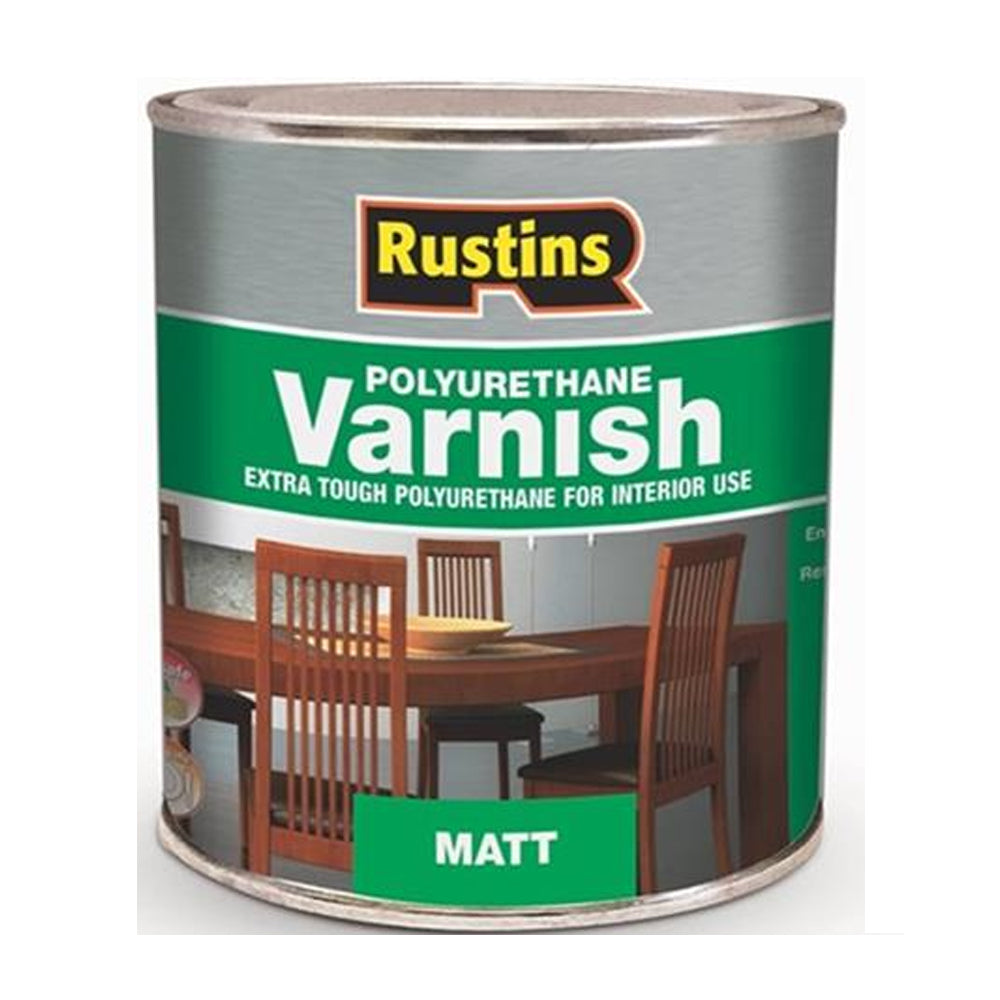 Rustins Polyurethane Matt Varnish 250ml - Clear | R430002