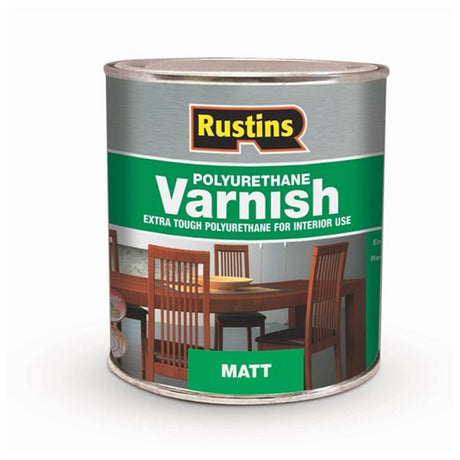 Rustins Polyurethane Matt Varnish 1 Litre - Clear | R430004