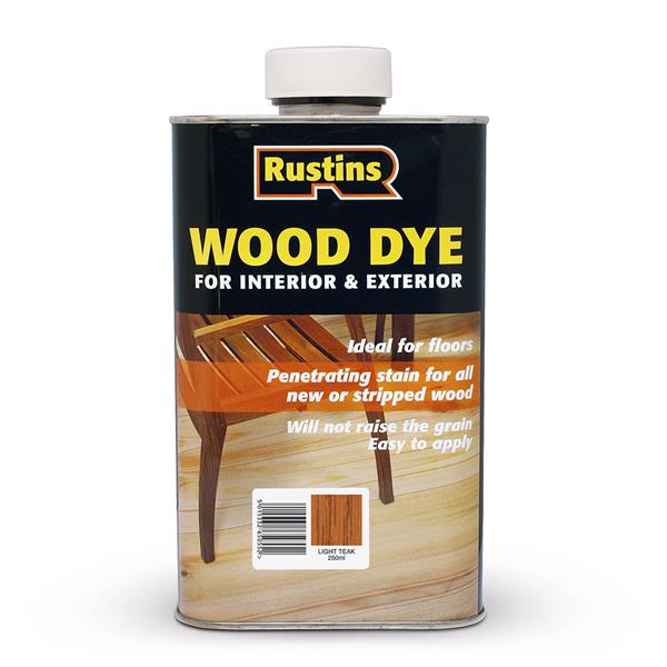 Rustins 250ml Wood Dye - Light Oak | R650060