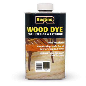 Rustins 250ml Wood Dye - Dark Oak | R650062