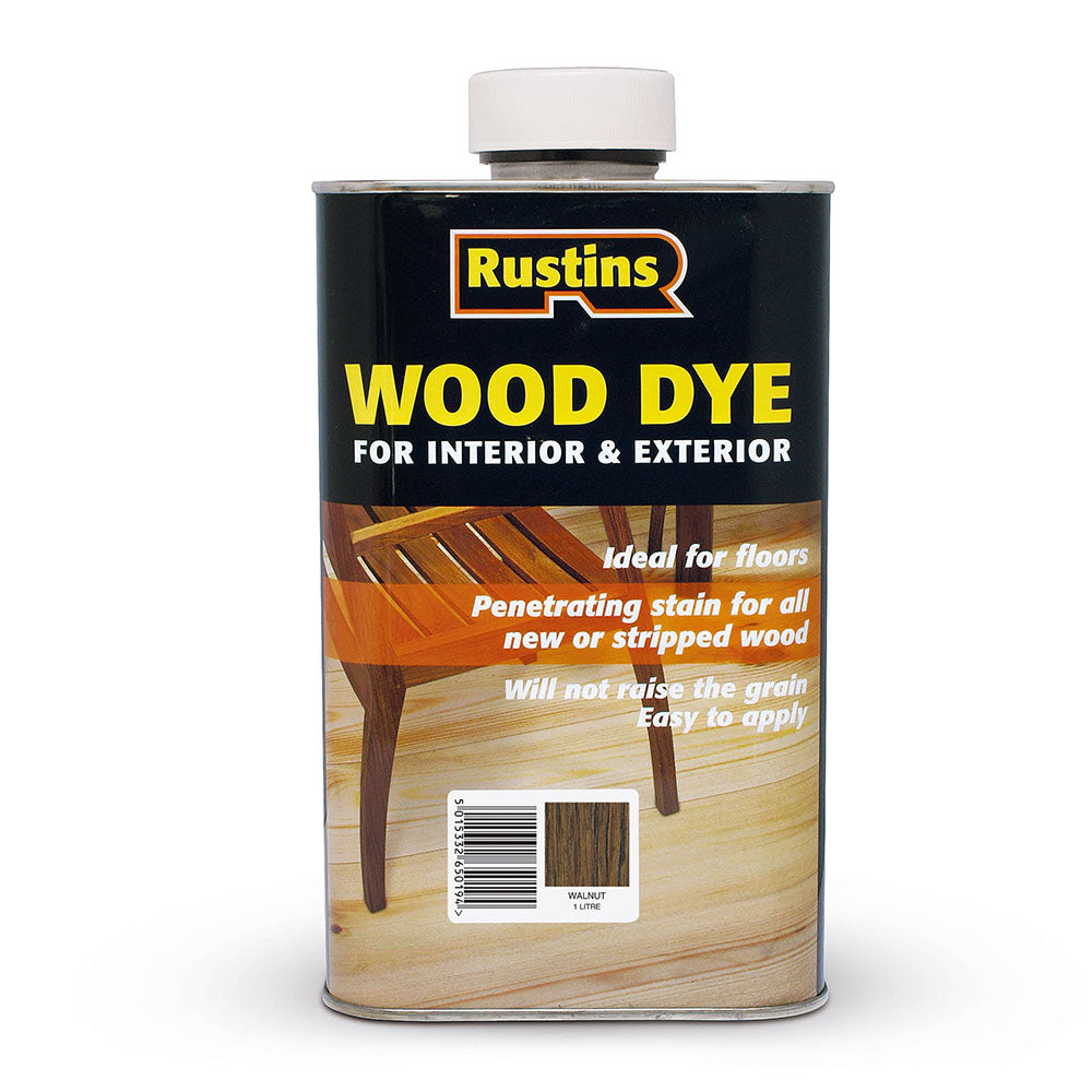 Rustins 1 Litre Wood Dye - Walnut | R650073