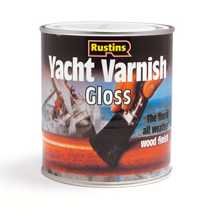 Rustins 1 Litre Yacht Varnish - Clear Gloss | R690003