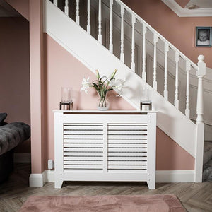 Tema Rhode Island Radiator Cabinet Cover - White - Medium | RADE202W