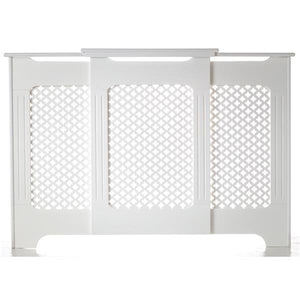 Tema Classic Adjustable Radiator Cabinet  Cover - White - Medium | RADCAD02W
