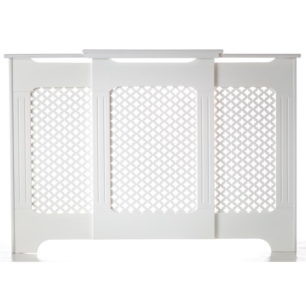 Tema Classic Adjustable Radiator Cabinet Cover - White - Large | RADCAD03W