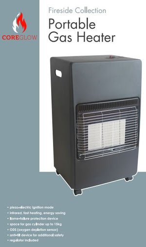 Coreglow 4.1kw Portable Gas Heater | D9310IE