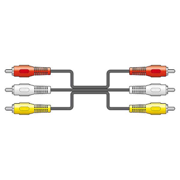 AV Link 3 RCA to 3 RCA Lead 3 Metre | 112074