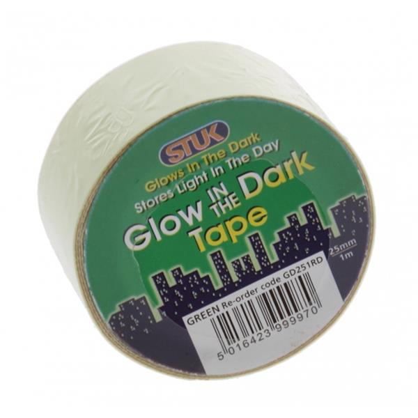 Stuk Reflective Glow in the Dark Tape 1 Metre - Green | 1915-30