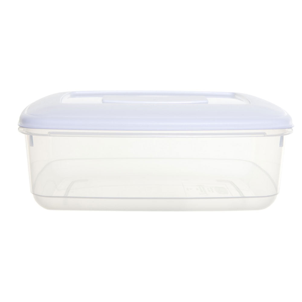 Whitefurze Rectangular Food Storage Lucnh Box 4 Litre - Clear | 0061-24