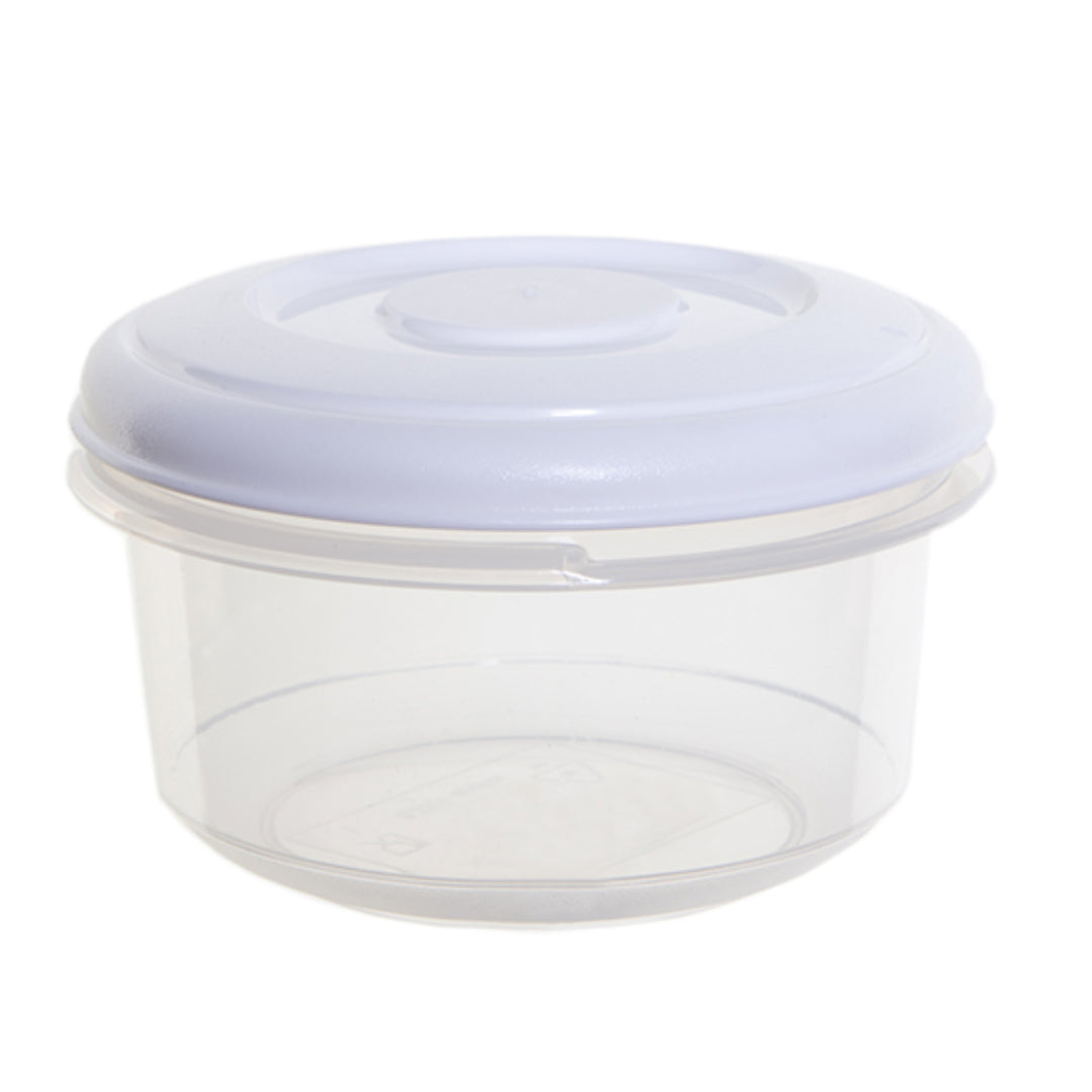 Whitefurze Plastic Round Food Box Container 250ml | PL0150