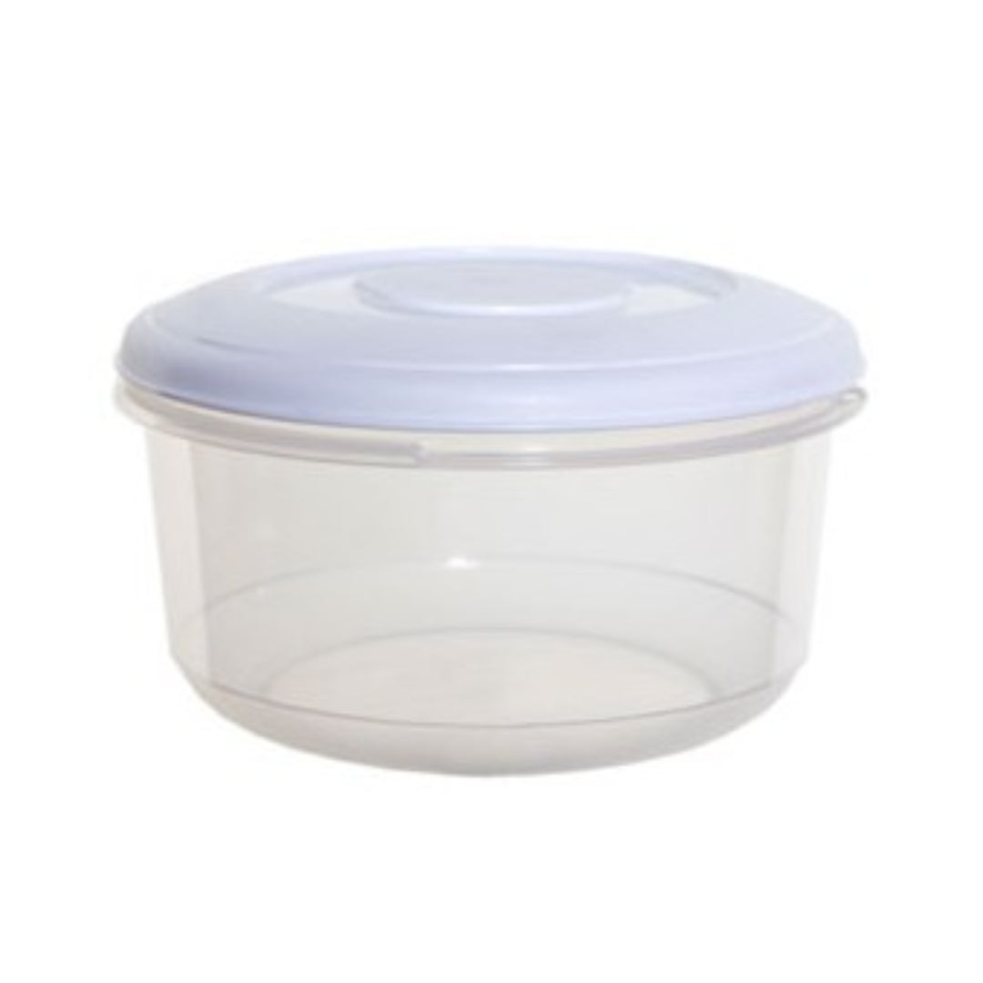 Whitefurze Plastic Round Food Box Container 500ml | PL0170