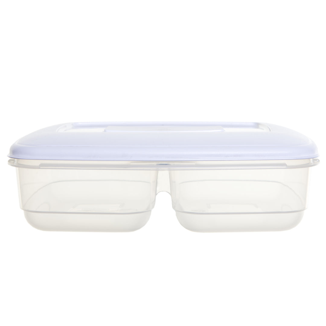 Whitefurze Divided Twin Food Storage Box 2.5 Litre | PL0230