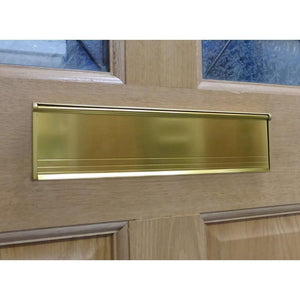 Exitex Letterplate Seal Letterbox Draught Excluder with Flap - White