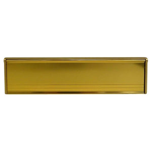 Exitex Letterplate Seal Letterbox Draught Excluder with Flap - Gold
