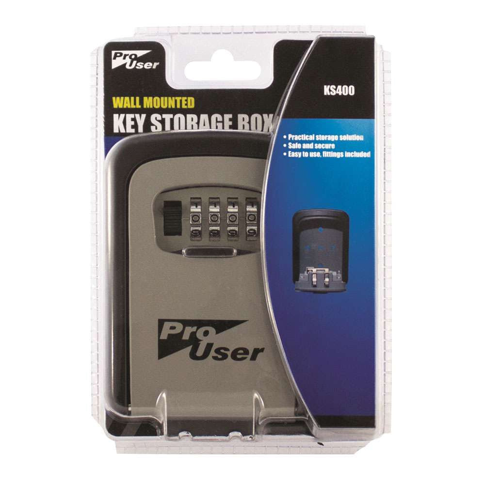 Prouser Wall Mounted Key Storage Box Combination | KS400