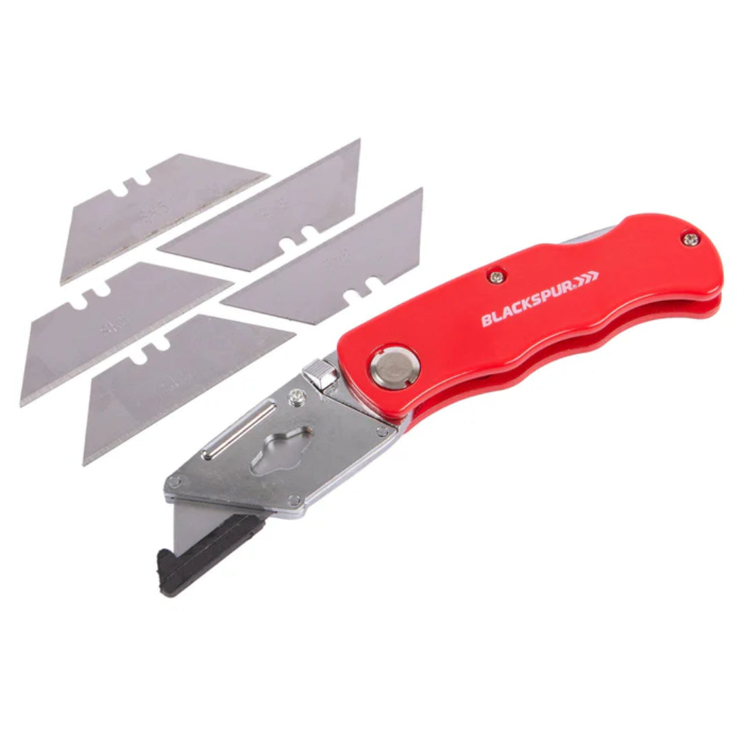 Blackspur Folding Utility Knife with 5 Blades | KN300