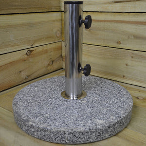 Redwood 16kg Round Granite Garden Parasol Base | UB115