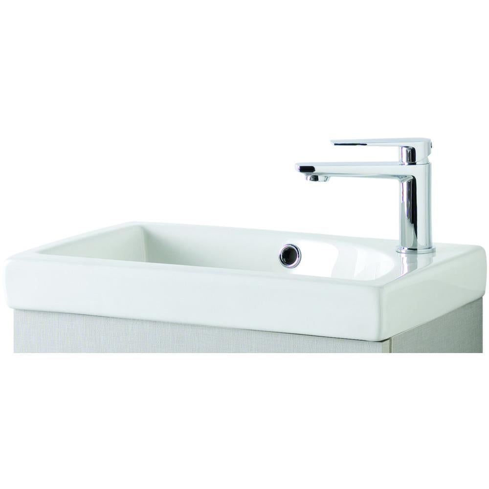 Faro 45cm Ceramic Basin Rectangle - White | 151842