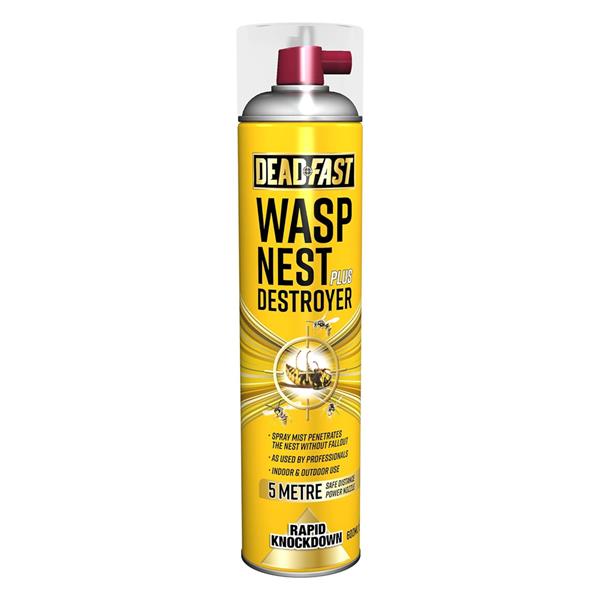 Deadfast Wasp Nest Plus Destroyer Killer Spray 600ml | 20300605