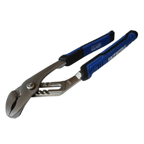 Faithfull Soft Grip Water Pump Pliers 250mm - 44mm Capacity | FAIPLWP10N