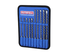 Faithfull SDS Plus Drill Bit Set, 10 Piece | XMS24SDSSET