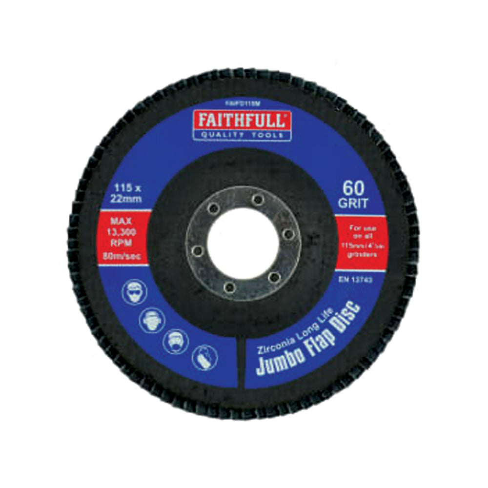 Faithfull Flap Disc 115mm Medium | FAIFD115M