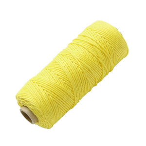 Faithfull Hi-Vis Nylon Brick Builders Line 100m (330ft) - Yellow | FAIBLHVY