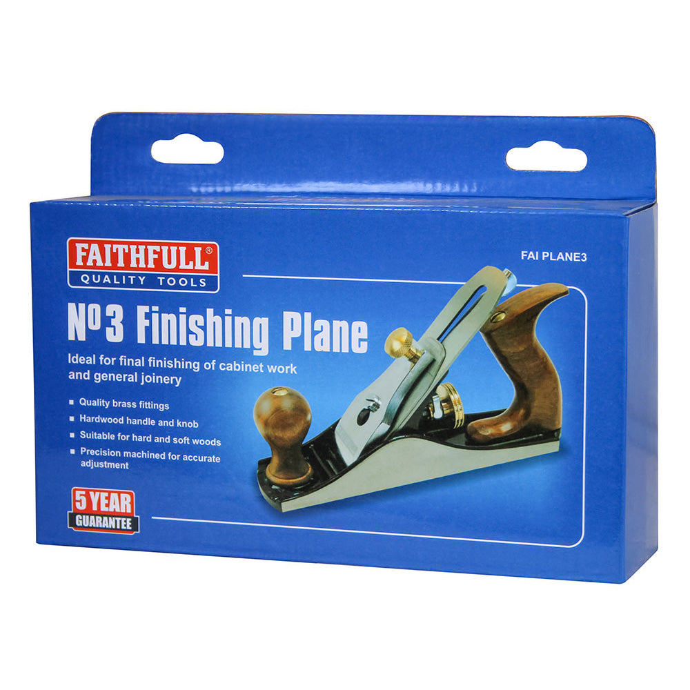 Faithfull No.3 Finishing Plane | XMS23PLANE