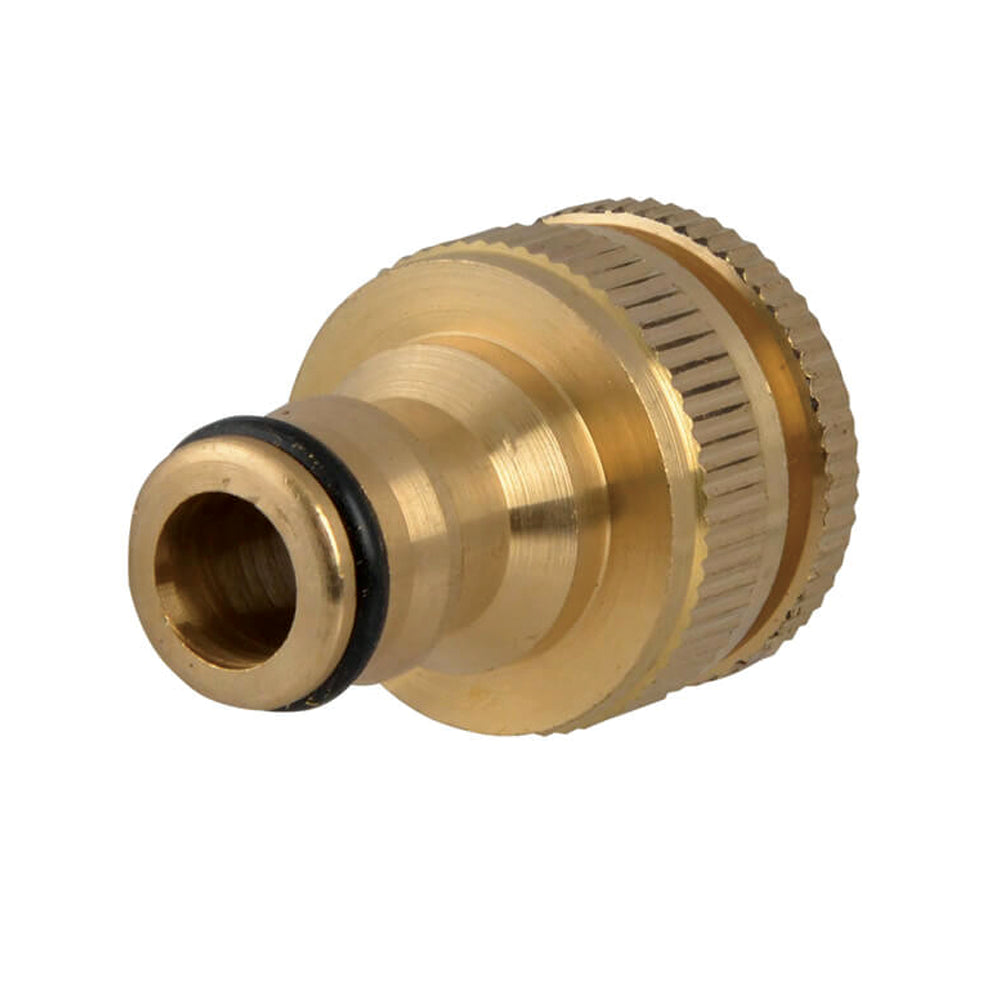 Faithfull Brass Dual Tap Connector 12.5 - 19mm (1/2 - 3/4in)