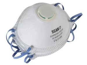 Scan Moulded Disposable Mask Valved FFP2 Protection (Pack 3) | SCAPPEP2MV