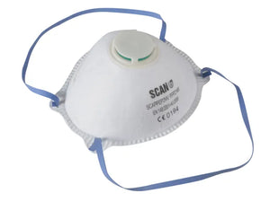 Scan Moulded Disposable Mask Valved FFP2 Protection (Pack 3) | SCAPPEP2MV