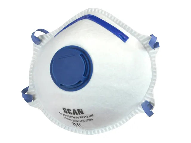 Scan Moulded Disposable Mask Valved FFP2 Protection (Pack 3) | SCAPPEP2MV