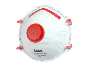 Scan Moulded Disposable Valved Masks FFP3 (Pack 2) | SCAPPEP3MVD