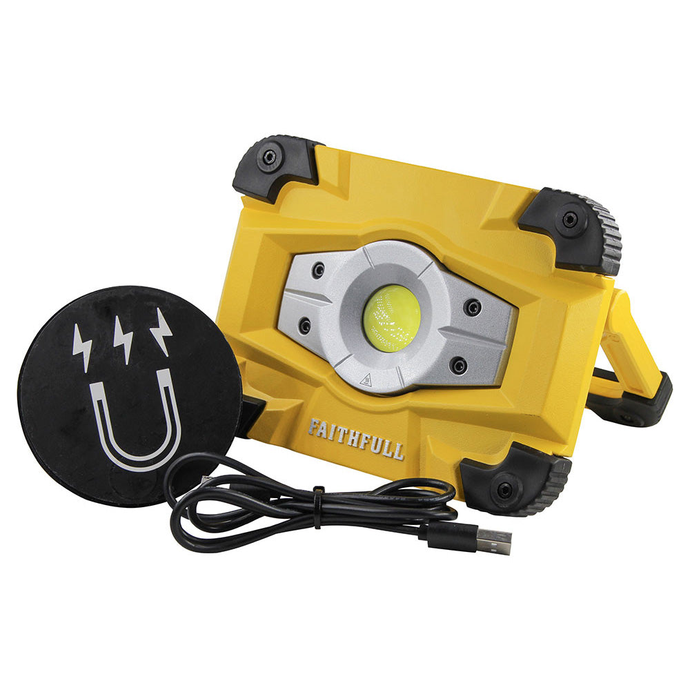 Faithfull Rechargeable LED Site Work Light 20W | XMS23SITE20W