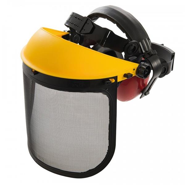 Silverline Mesh Face Shield Visor with Ear Defenders Forestry Kit | 140878