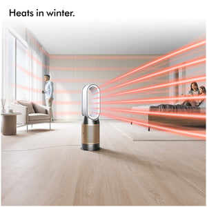 Dyson HP09 Hot + Cool Formaldehyde Purifier Purifying Fan Heater - White/Gold | 381387-01