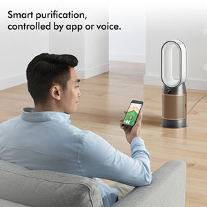 Dyson HP09 Hot + Cool Formaldehyde Purifier Purifying Fan Heater - White/Gold | 381387-01