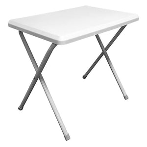 Resin Camping Foldaway Folding Table - White | 28000