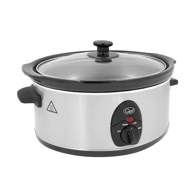 Quest 3.5 Litre Slow Cooker - Stainless Steel | 35270