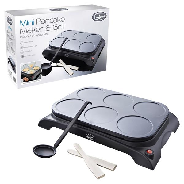 Quest 6 Mini Pancake Maker and Grill | 35319